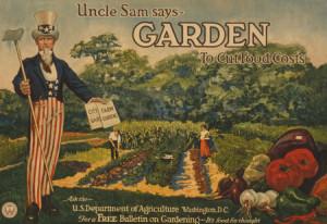 In times of war, we grew victory gardens to support our troops ...