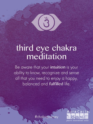 ... this full, guided meditation for the Third Eye Chakra. #chakrajourney