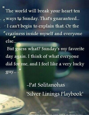 Silver Linings Playbook quote