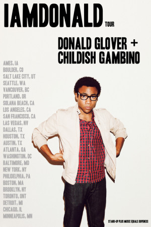 on the road] Donald Glover + Childish Gambino