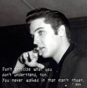Always did love Elvis. My dad talks about this song always. Before you ...