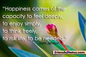 feel happiness quotes image