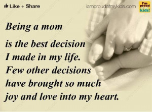 Being a Mom Quotes | life inspiration quotes: Being Mom inspirational ...