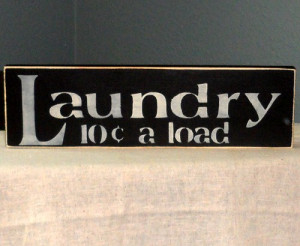 Load Wooden Sign-Laundry Décor,Laundry Room Sign,Decorative Sign ...