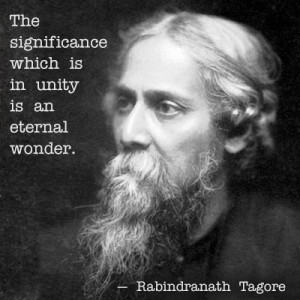The significance which is in unity is an eternal wonder ...