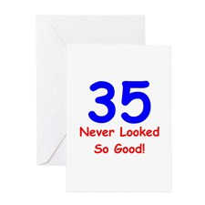 35th Birthday Greeting Cards (Pk of 10) for
