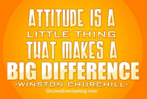 Attitude - Winston Churchill