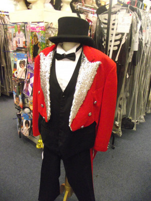 Home > Products > red and sequin circus ringmaster costume