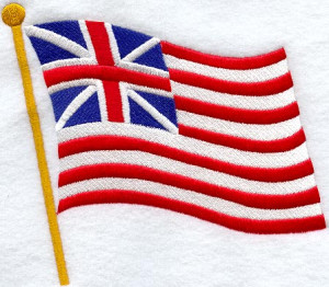 British Flag 1776 In 1776, the grand union flag