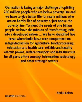 who are on border line of poverty or just above the poverty line ...