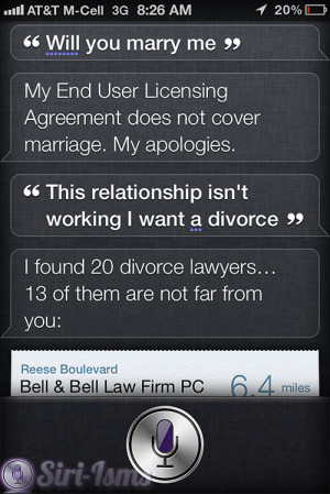 Will You Marry Me? – Siri Quotes