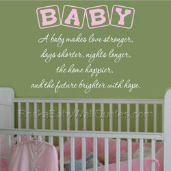 Baby Twin Saying Quote Wall Decal Nursery Vinyl Decor