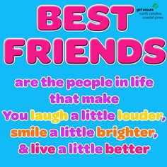 It's National Best Friends Day, Girl Scouts! Be sure to call, visit ...