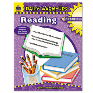 Teacher Created Resources Daily Warm-Ups: Reading, Grade 6, Paperback ...