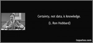 Certainty Quotes