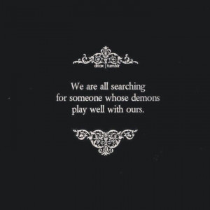 Demons that play together stay together.