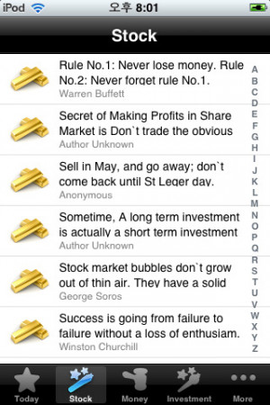 more like investment wisdom or investment winning formula to you