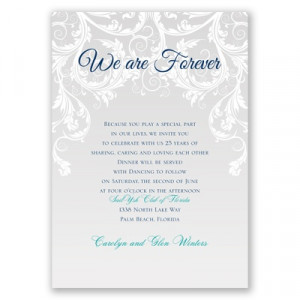 We Are Forever - Vow Renewal Invitation