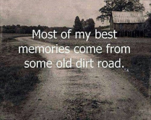dirt roads