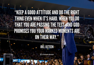 Joel Osteen On Positive Thinking Quotes