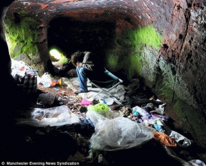 When things are really bad: Homeless people are forced to live in ...