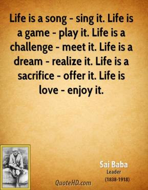 Baba Leader Quote Life Song