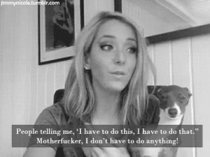 Jenna Marbles doesn't have to do anything