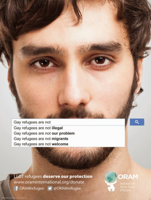 new social media campaign highlights gay refugees and the challenges