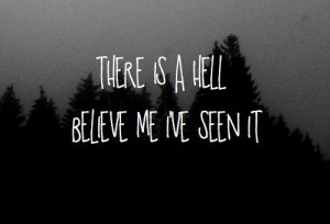black and white, bring me the horizon, forest, hell - inspiring ...