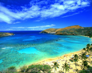 Imagen de una de las playas de Hawaii