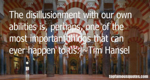 Quotes by Tim Hansel