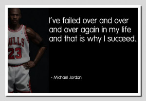 Michael Jordan Quote About Success And Failure