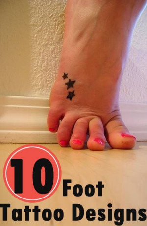 Best Foot Tattoo Designs \u2013 Our Top 10