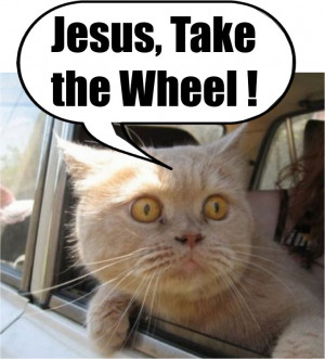 Jesus take the wheel! @Sophia Miller @Sarah Mason bahahahaha ...