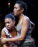 Pippa Bennett-Warner as Sophie and Kehinde Fadipe as Josephine