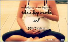 Prenatal Yoga Prayer Pose Namaste on Yoga 4 Mothers . Breathing, as ...