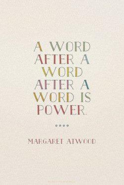 quote words writing books Reading margaret atwood