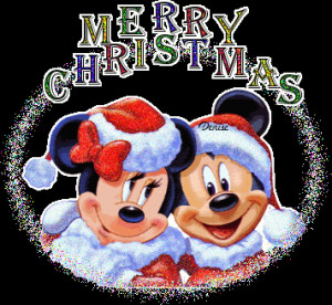 Merry Christmas Mickey Mouse Graphic