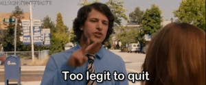 funny andy samberg too legit to quit quote haha