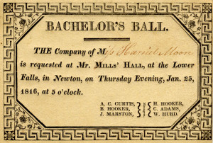 Call number: Ball Invitations.