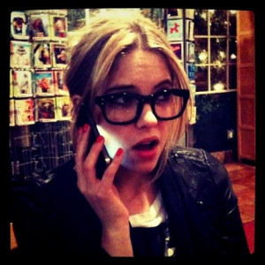 Ashley Benson and Wearing Glasses Photograph