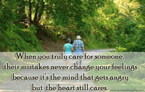 Nice love quotes thoughts true care mistakes feelings angry heart mind ...