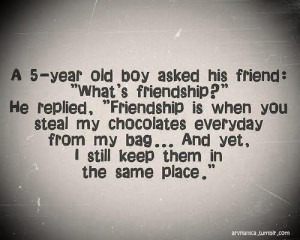 Definition of true friendship.