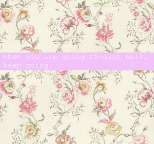 background, floral, flowers, hell, life, pretty, quotes, stay strong ...