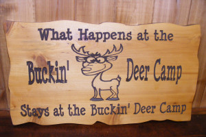 Deer Camp Signs