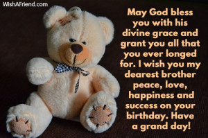 May God bless you with his divine grace and grant you all that you ...