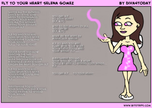 Selena Gomez Song Lyrics Quotes Fly to your heart selena gomez