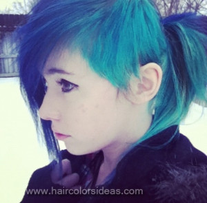 Blue Turquoise Hair Color