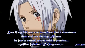 Allen Walker D.Gray-man Quotes