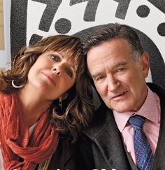 Pam Dawber and Robin Williams on The Crazy Ones, 2014